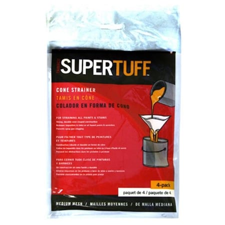 Trimaco Trimaco 11101 Paper Cone Strainers - 4 Pack 742882